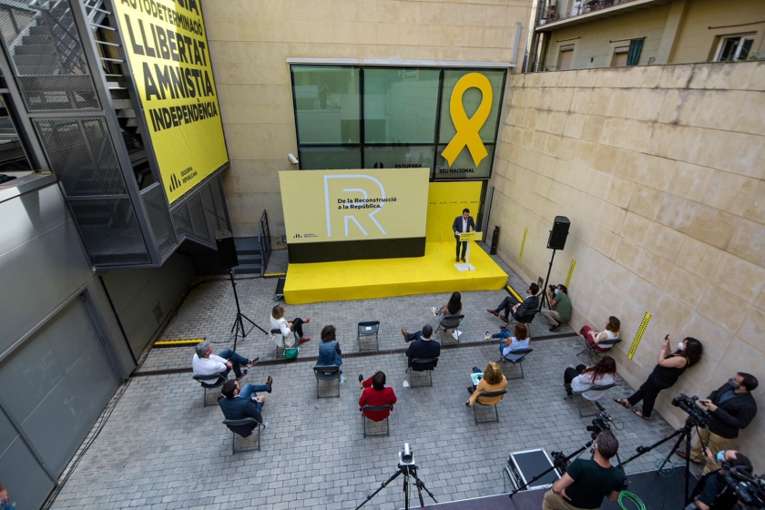   Aragonès: 'Després de resistir, ens toca reconstruir per posar els fonaments de la República catalana'  