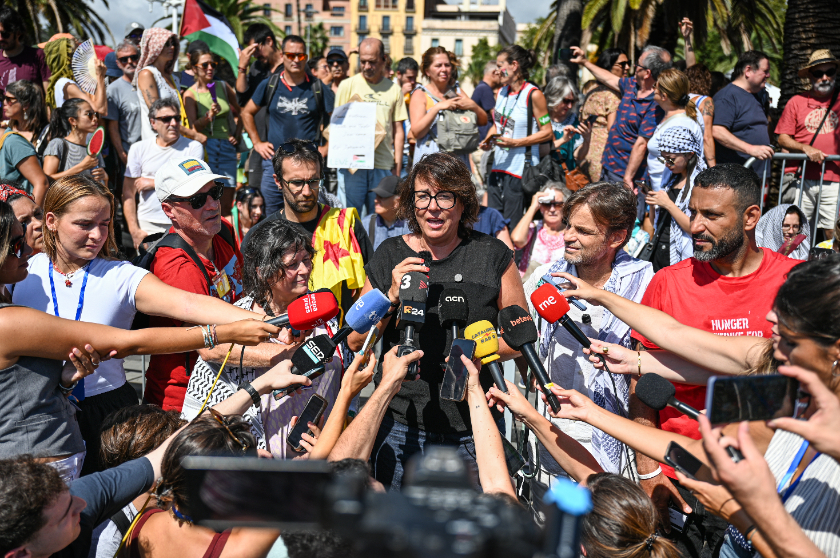  Diana Riba, aquest diumenge al port de Barcelona. PAULA ROQUE 