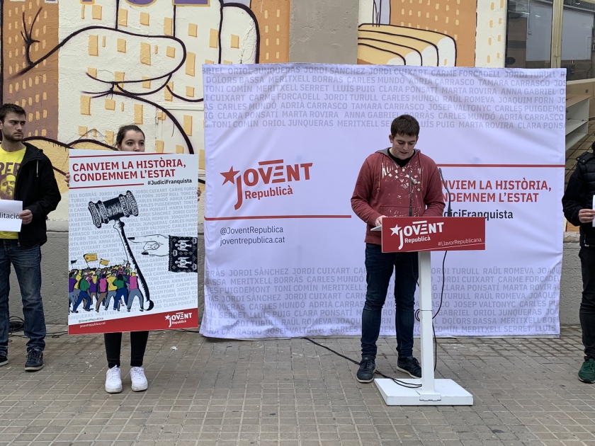   El Jovent Republicà es mobilitzarà arreu del territori per 'canviar el rumb del judici'  