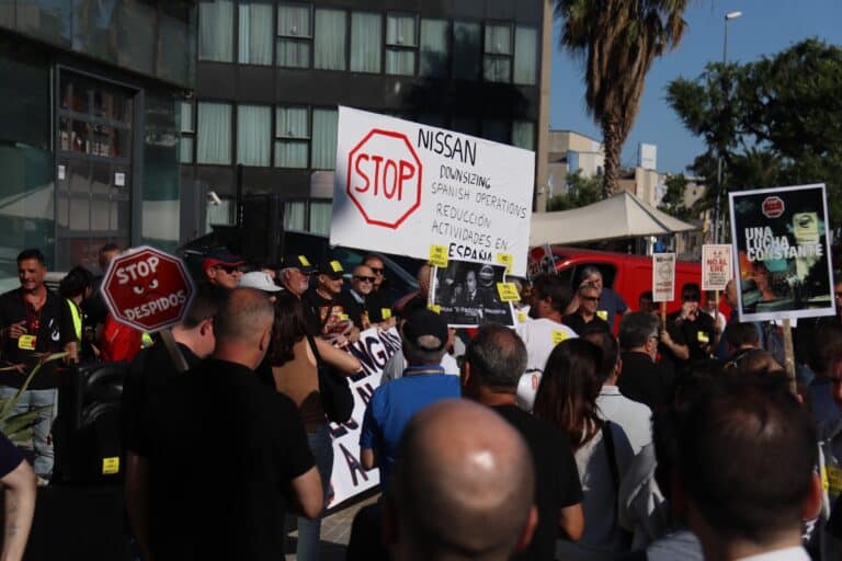 Protesta treballadors Nisssan