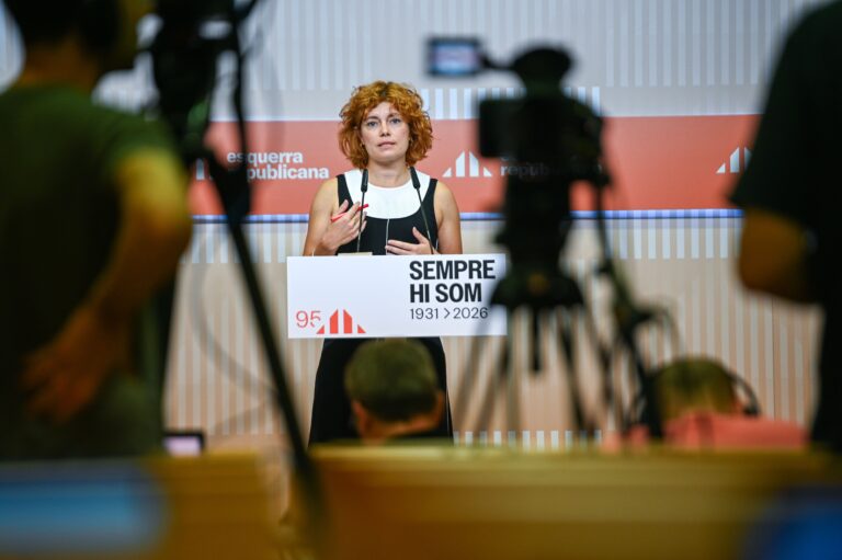 Elisenda Alamany en seu nacional