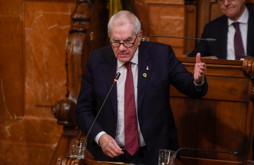  Ernest Maragall, al ple de l'Ajuntament de Barcelona 
