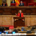 Ester Capella intervenint al Parlament de Catalunya