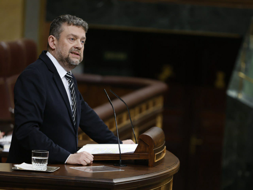  Francesc-Marc Álvaro, durant una intervenció a Congrés dels Diputats 