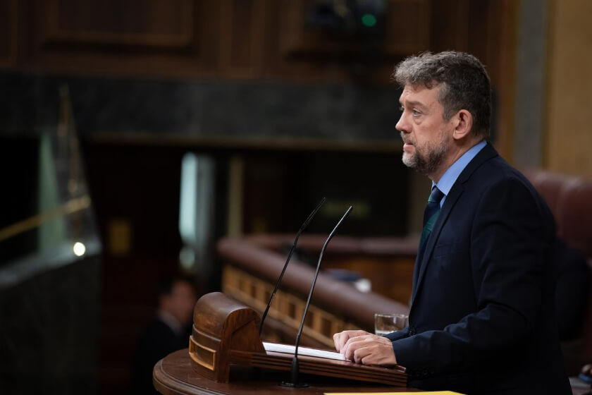 Francesc-Marc Àlvaro a la tribuna del Congrés dels Diputats