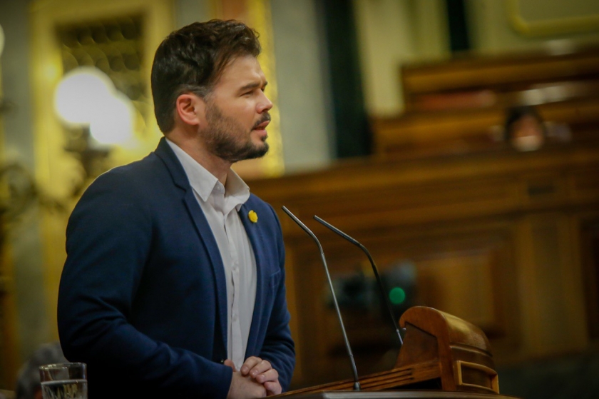  El portaveu d'Esquerra Republicana al Congrés, Gabriel Rufián 