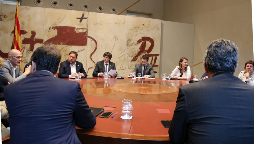  L'anterior Govern de la Generalitat, destituït pel 155 / ACN 