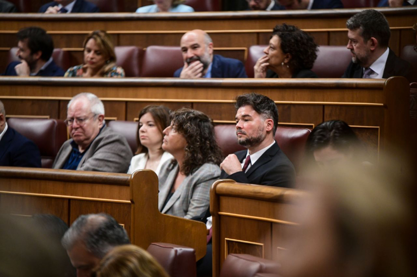  Gabriel Rufián, Teresa Jordà, Sara Bailac i Joan Queralt al Congrés 