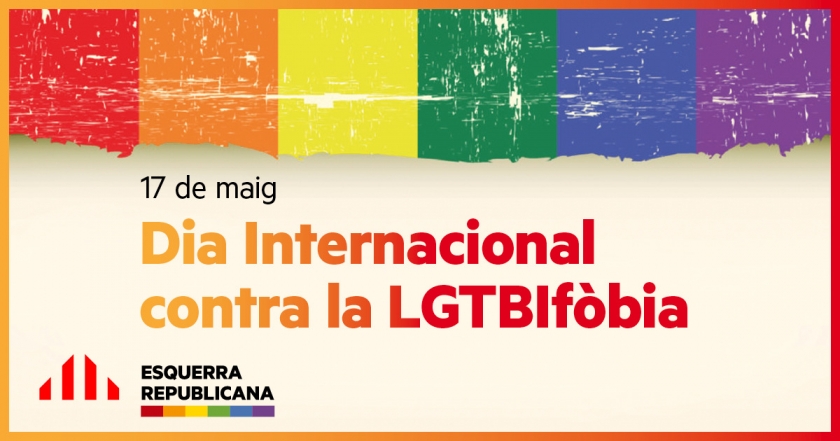   Dia Internacional contra la LGTBIfòbia: fem la República de la diversitat  