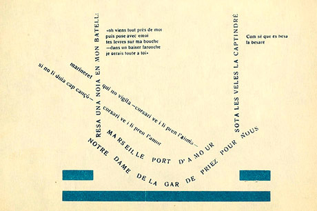 Cal·ligrama 2, el poema de la rosa als llavis, de Joan Salvat-Papasseit | 1923