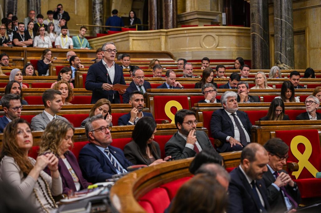 Jové ha collat al Govern en clau d'ambició nacional durant el ple d'aquest dimecres al Parlament.