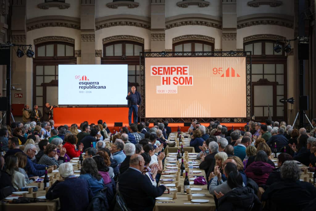 Oriol Junqueras a l'acte dels 95 anys d'Esquerra Republicana