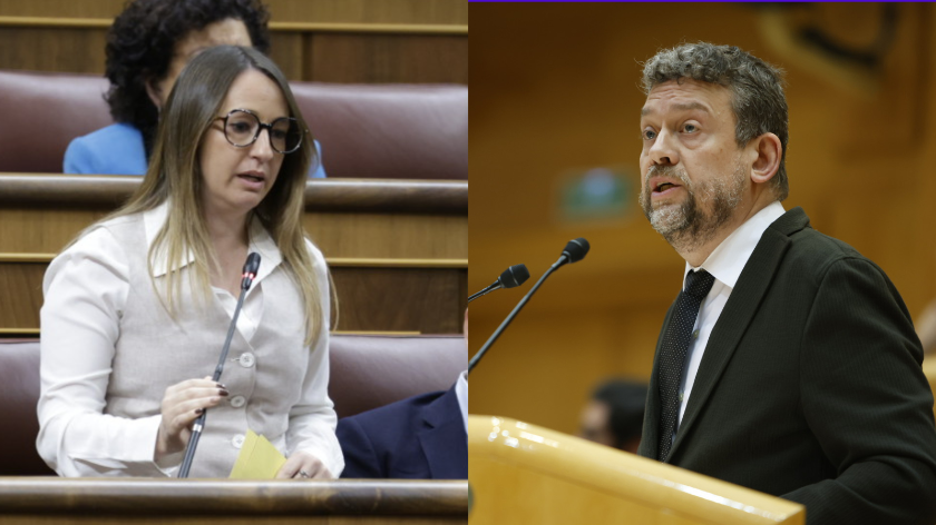  els diputats d'Esquerra Republicana Francesc Marc Álvaro i Etna Estrems 