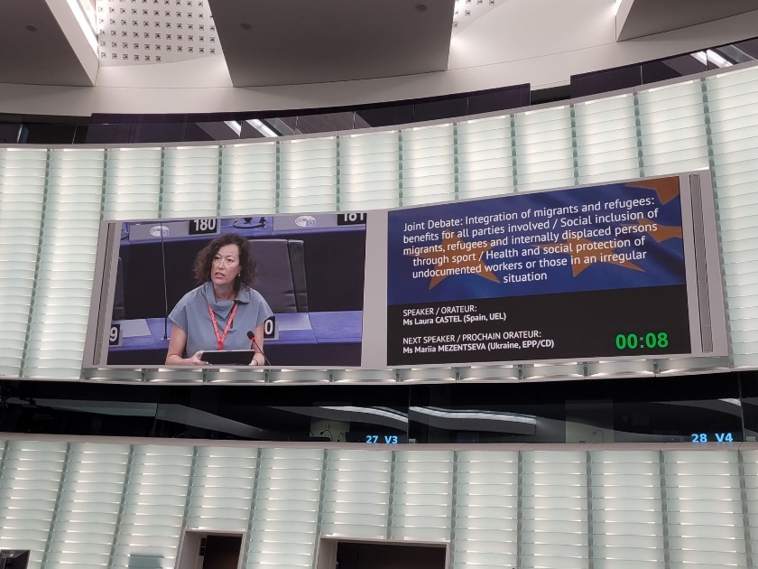La senadora i única membre independentista del Consell d’Europa, Laura Castel.