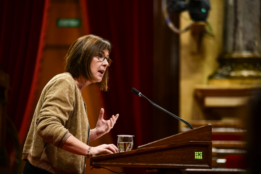 Irene Aragonès és la portaveu d'educació al Parlament, on també forma part de la comissió de Política Lingüística. MARC PUIG. 