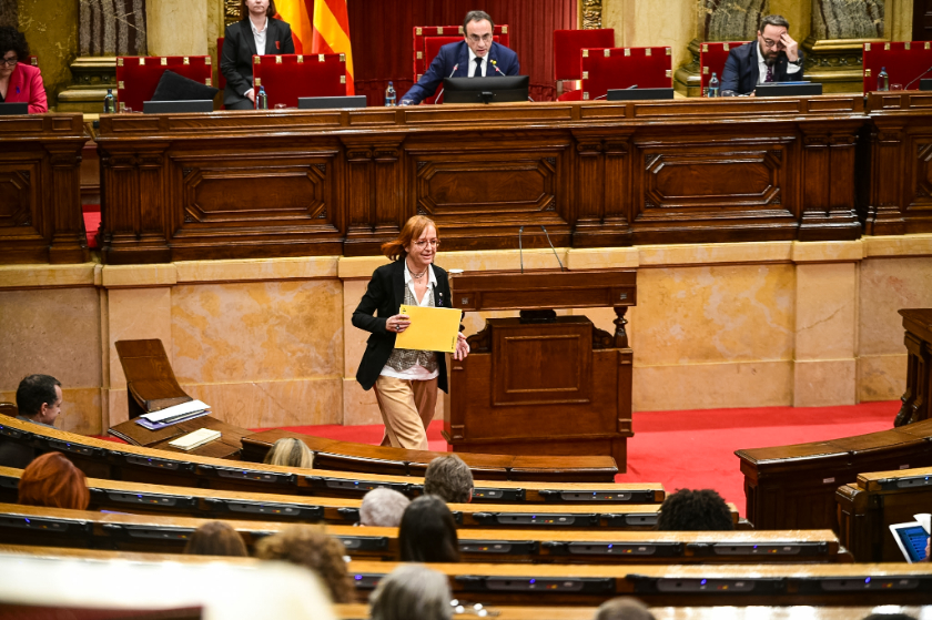  Montse Bergés és la portaveu republicana a la comissió d'Agricultura, Ramaderia, Pesca i Alimentació del Parlament. MARC PUIG. 
