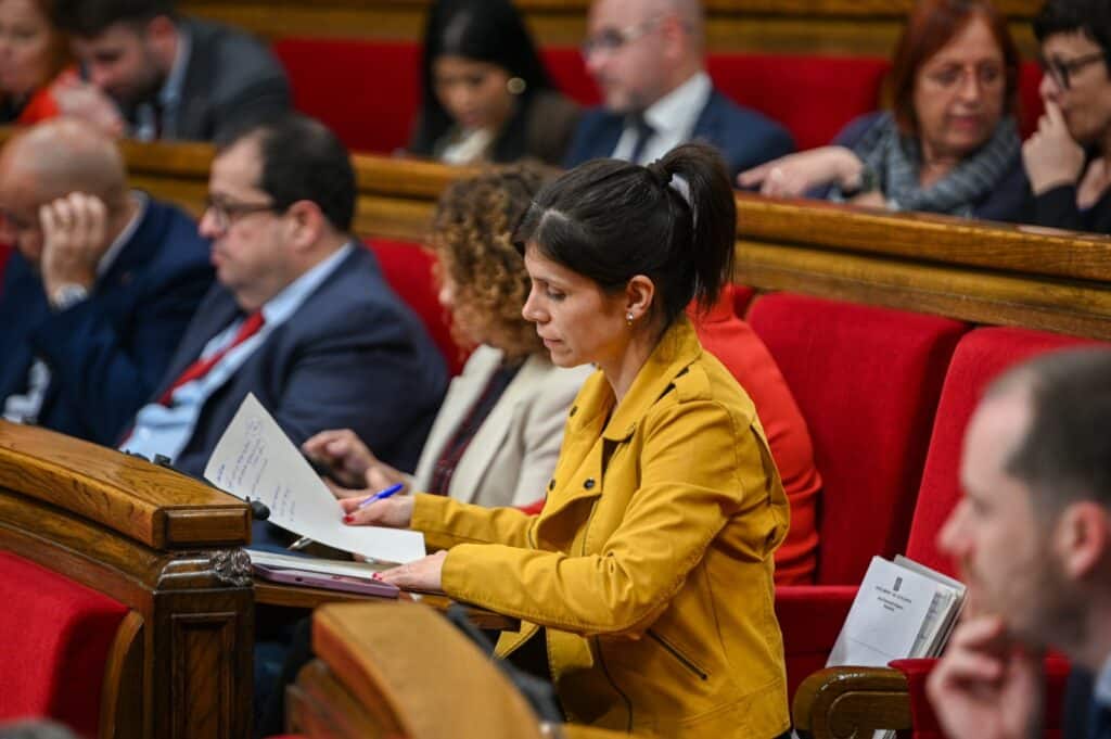 Marta Vilalta al Parlament