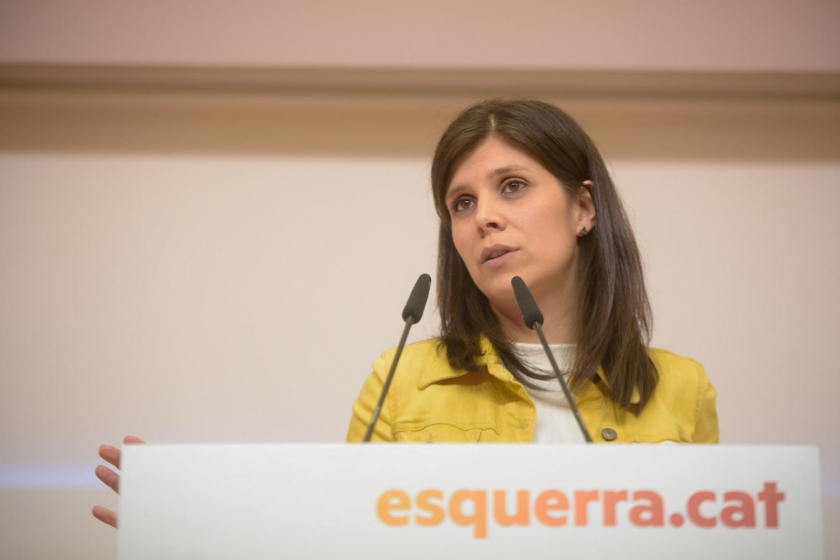  Marta Vilalta en roda de premsa / Marc Puig 