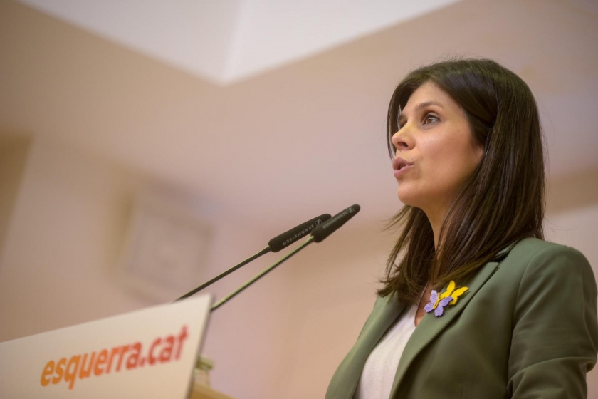 Marta Vilalta en roda de premsa / Marc Puig 