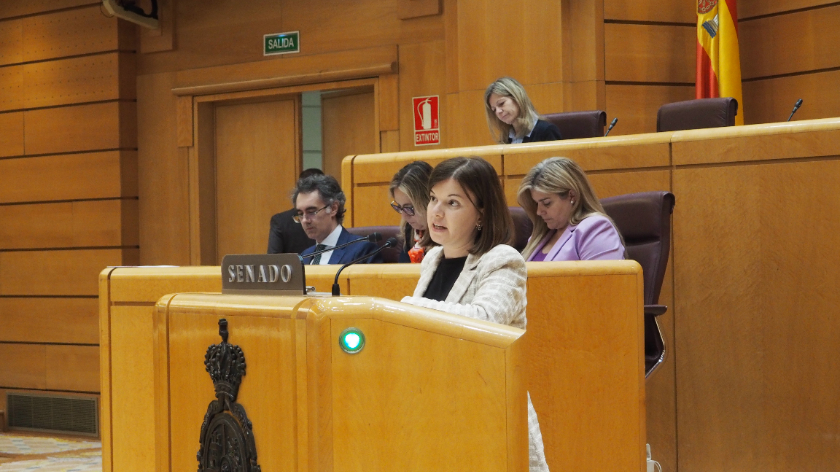  Sara Bailac al ple del Senat 