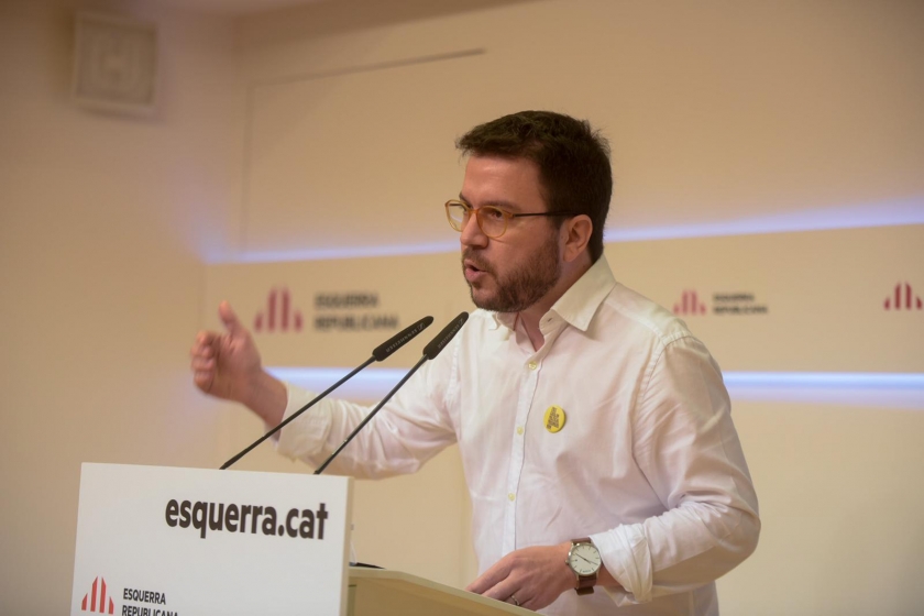   Aragonès: 'Pedro Sánchez sap que a Esquerra Republicana ens té davant i no al costat, ens té de cara'  