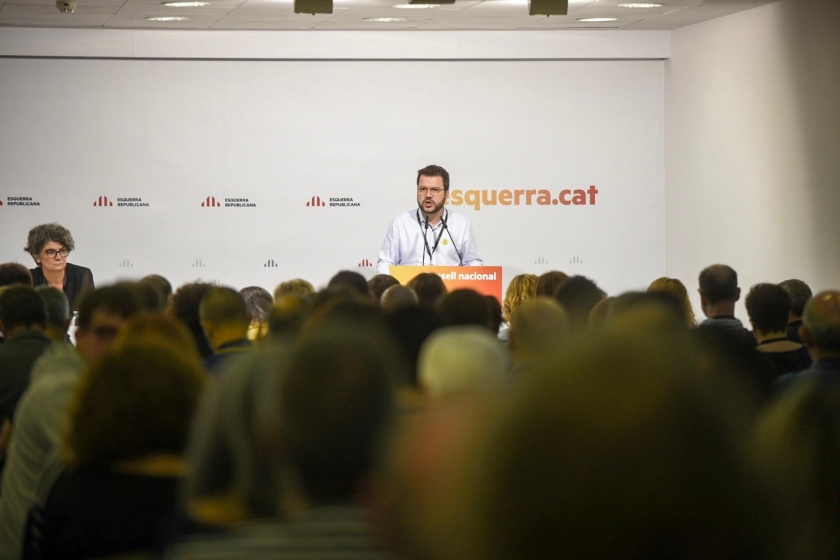   Aragonès: “Una sentència no absolutòria serà injusta però no ens aturaran; seguirem treballant per la República catalana”  