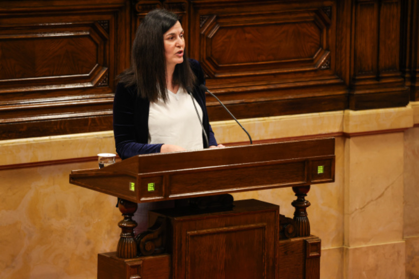  La diputada Torrentà ha assenyalat la contradicció de l'oposició. PARLAMENT DE CATALUNYA. 