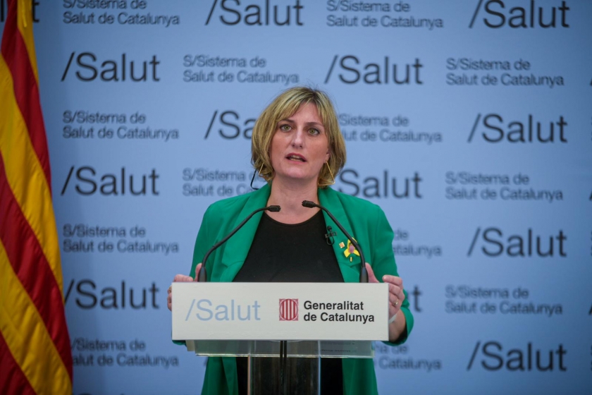  La consellera de Salut, Alba Vergés 