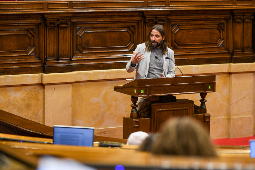 El diputat d'Esquerra Republicana Jordi Albert, en una fotografia d'arxiu. MARC PUIG. 