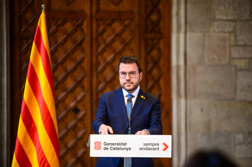   Aragonès: “El 12 de maig la ciutadania triarà entre qui defensa un model del passat i qui defensem una Catalunya que mira cap al futur”  