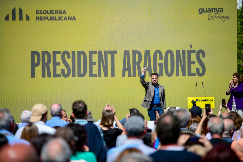   Aragonès: “El projecte de Puigdemont és Puigdemont; el d’Illa, Espanya; i el d’Esquerra Republicana és Catalunya”  