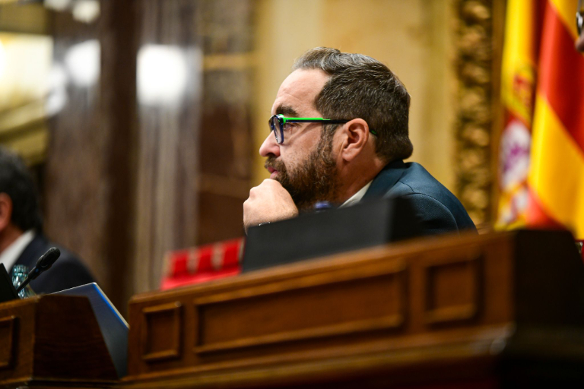  El diputat republicà i secretari segon de la Mesa del Parlament, Juli Fernàndez, és el portaveu de Salut per Esquerra Republicana. MARC PUIG. 