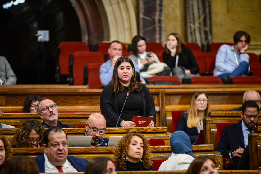  La diputada del Jovent Republicà, Mar Besses, va reclamar al Govern mantenir les bonificacions. MARC PUIG. 