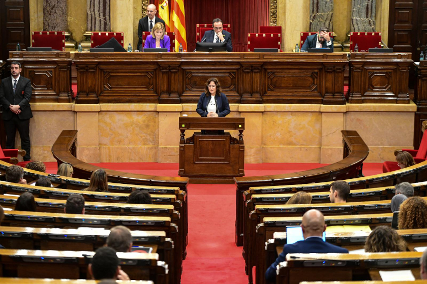  La portaveu de transició ecològica d'Esquerra al Parlament, Laura Vilagrà. MARC PUIG. 