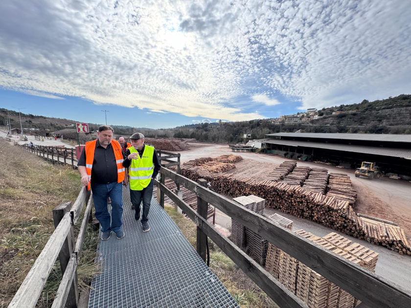   Esquerra Republicana reivindica la gestió forestal eficient i l’economia circular en la seva visita al Pont de Vilomara, escenari de greus incendis el 2022  