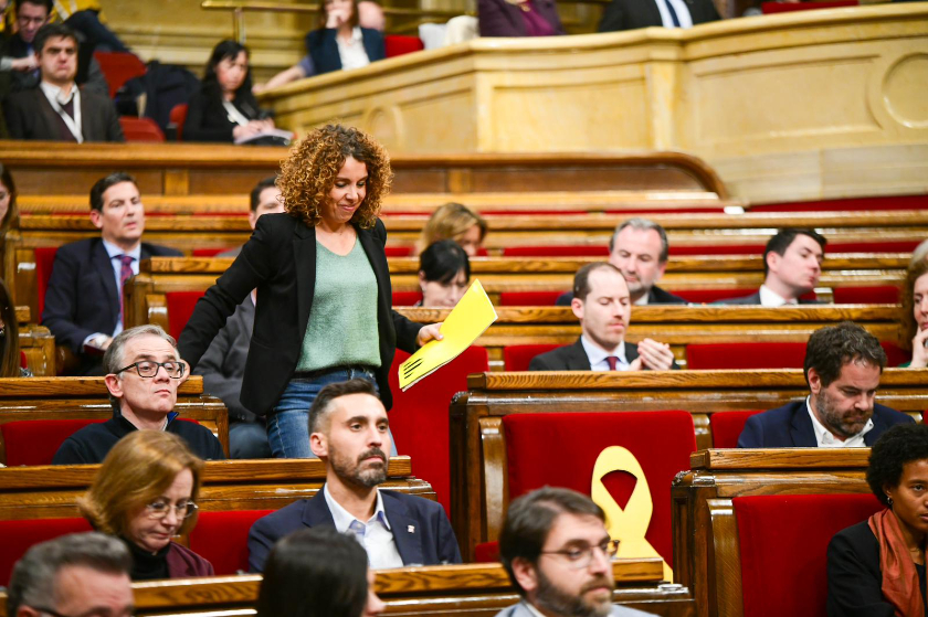  Laia Cañigueral ha reivindicat el serveis i sistema d'emergències de Catalunya. MARC PUIG. 