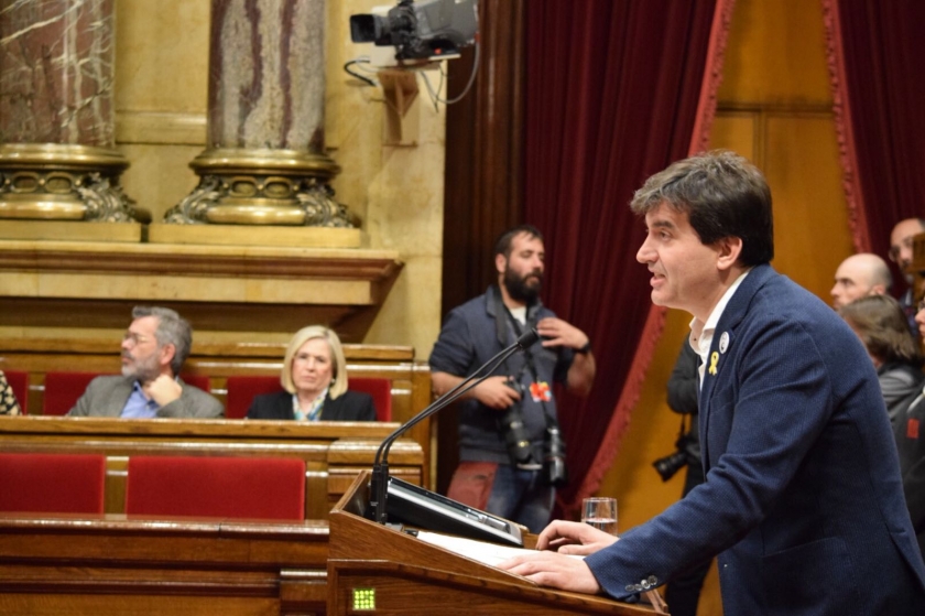 Sabrià: 'Volen poder decidir el president dels catalans, però només aquest Parlament ho podrà fer'