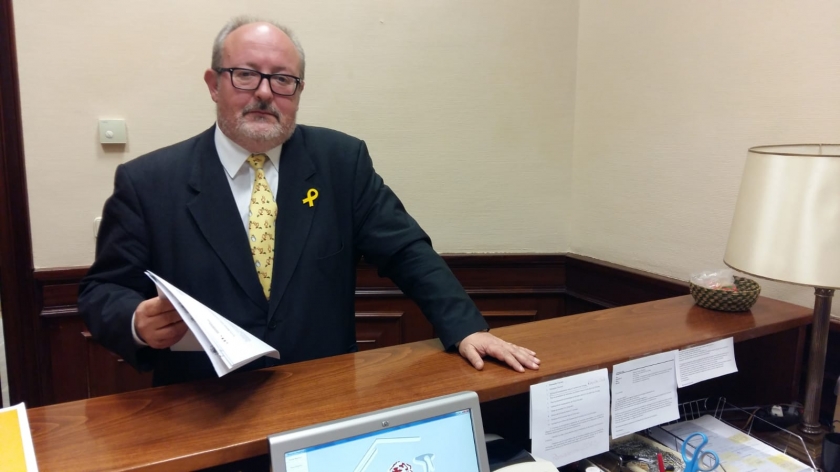  El diputat Joan Capdevila, al Registre del Congrés de Diputats 