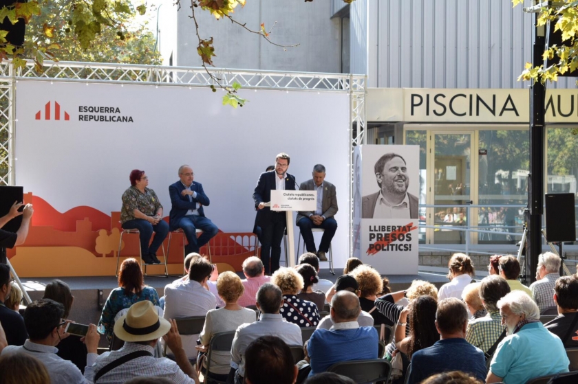   Aragonès: 'Quan Iceta diu que hem de donar suport als pressupostos, li diem que la dignitat i la llibertat no s'intercanvia per cap partida pressupostària'  