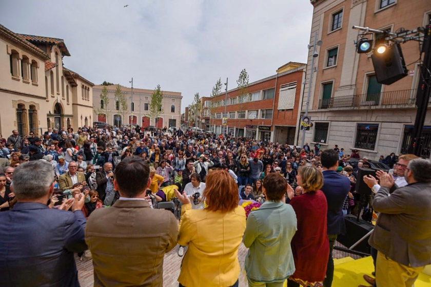  L'acte de campanya a Figueres ha aplegat al voltant de 500 persones 