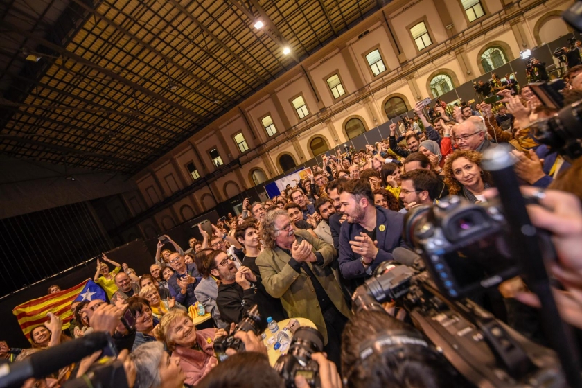   Esquerra Republicana guanya per primera vegada unes eleccions espanyoles a Catalunya  