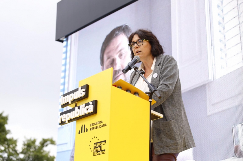  Diana RIba durant la seva intervenció a Terrassa / Arnau Carbonell 