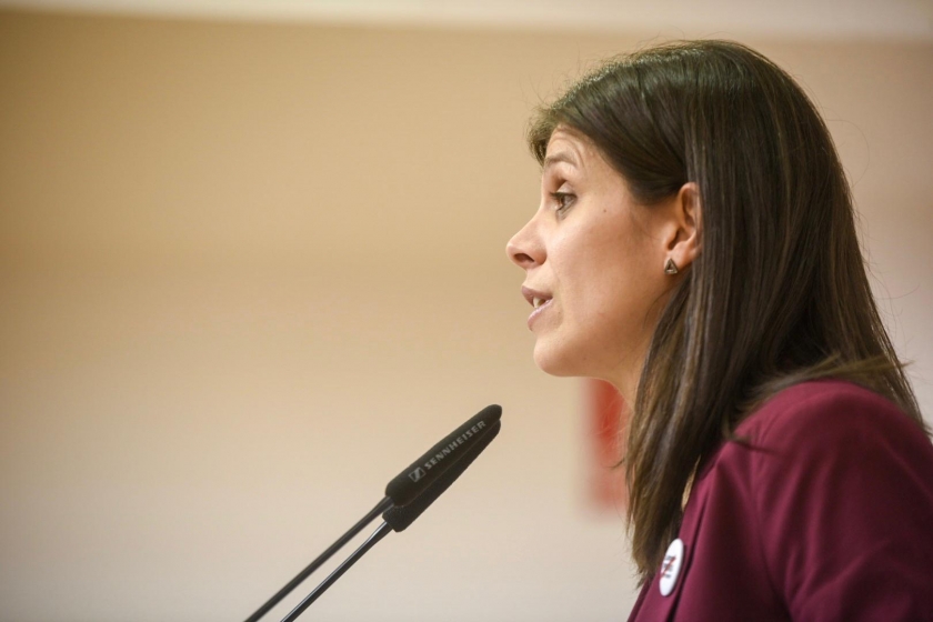  Marta Vilalta en roda de premsa / Marc Puig 