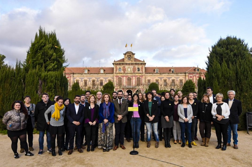  Esquerra Republicana ha comparegut davant del Parlament per valorar la sentència del TJUE sobre la immunitat d'Oriol Junqueras 