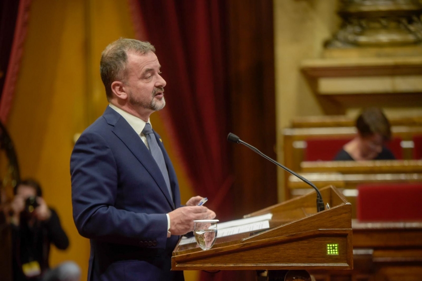  Alfred Bosch al monogràfic de corrupció al Parlament de Catalunya / Marc Puig 