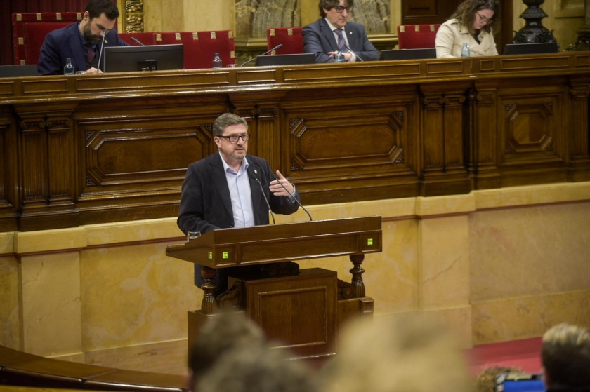  Jordi Orobitg al Ple del Parlament / Marc Puig 