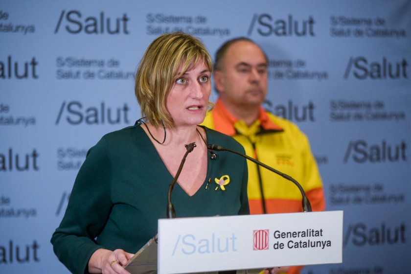  La consellera de Salut, Alba Vergés, ha anunciat el confinament total de la Conca d'Òdena / Marc Puig 