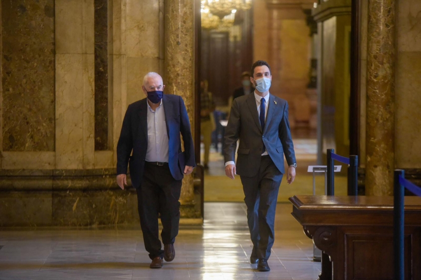  Roger Torrent i Ernest Maragall han estat víctimes d'espionatge a través del software Pegasus / Marc Puig 