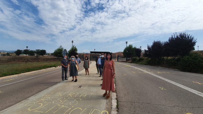  Marta Vilalta, a les portes de Lledoners 