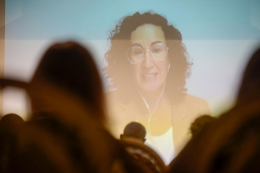  Marta Rovira, a l'acte de presentació de 'Tornarem a vèncer (i com ho farem)' a la Llibreria Ona de Barcelona / Marc Puig 